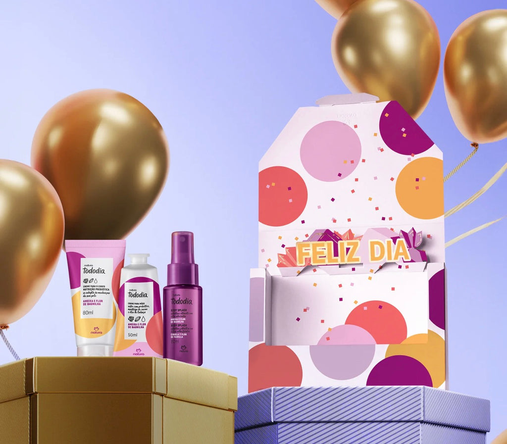 NATURA TODODIA PLUM AND VANILLA FLOWER GIFT KIT