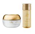 O Boticário LILY KIT MOISTURIZING SATIN CREAM 250G + FRAGRANT OIL 150ML