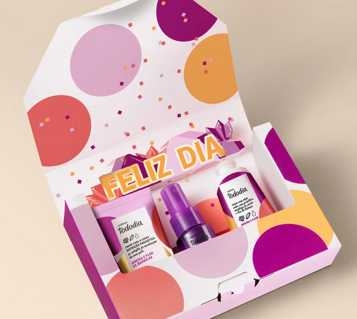 NATURA TODODIA PLUM AND VANILLA FLOWER GIFT KIT