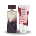 NATURA ESSENTIAL KIT EXCLUSIVE FEMALE PERFUME 100ML + CHERRY AND HAZELNUT MOISTURIZER 200ML