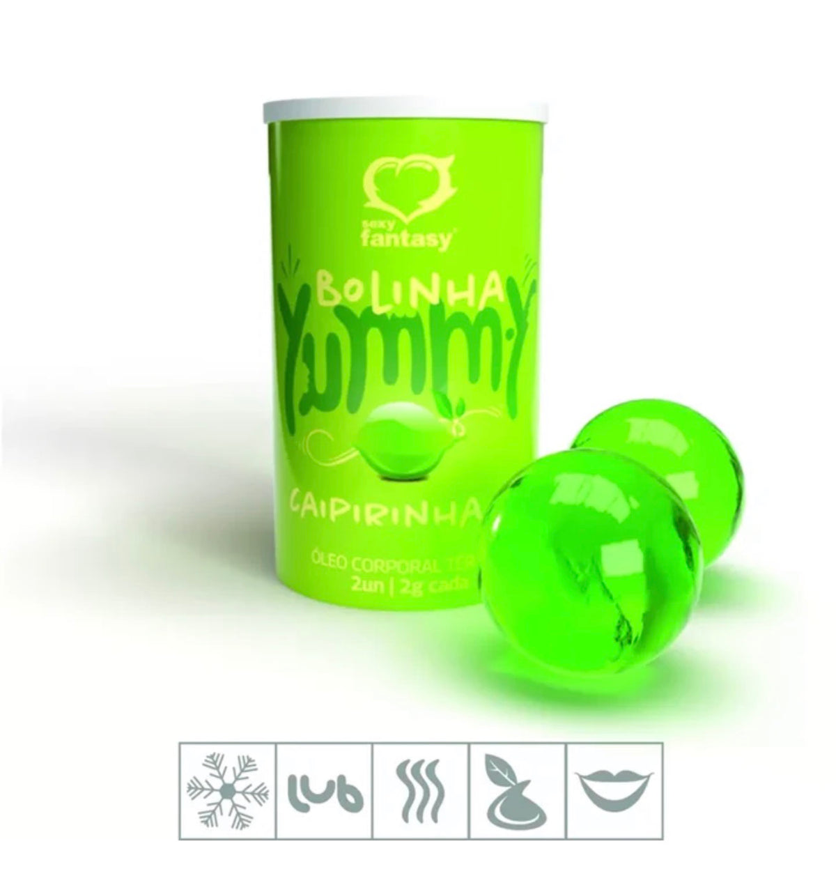YUMMY KISSABLE BALL ICE OIL KISSABLE CAIPIRINHA 2UN
