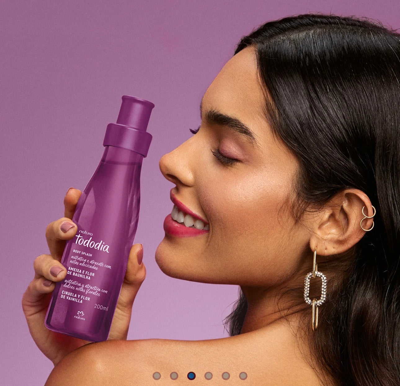 NATURA TODODIA KIT NUTRITIOUS CREAM + BODY SPLASH PLUM AND VANILLA FLOWER