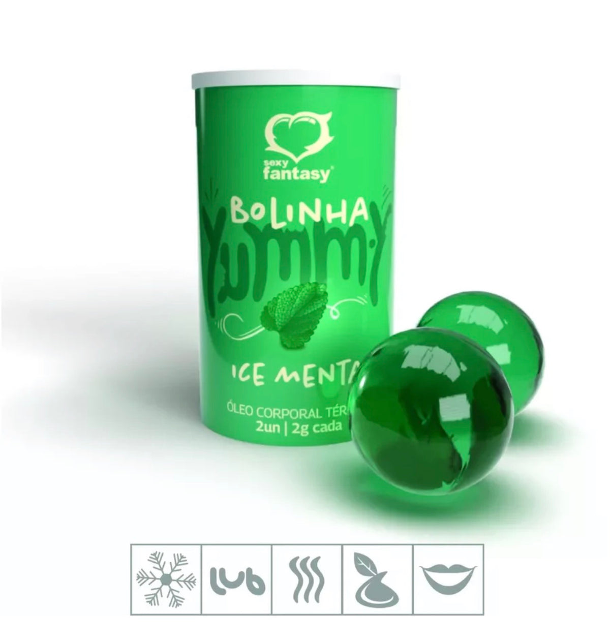 SEXY FANTASY YUMMY ICE BALL KISSABLE MINT 2UN